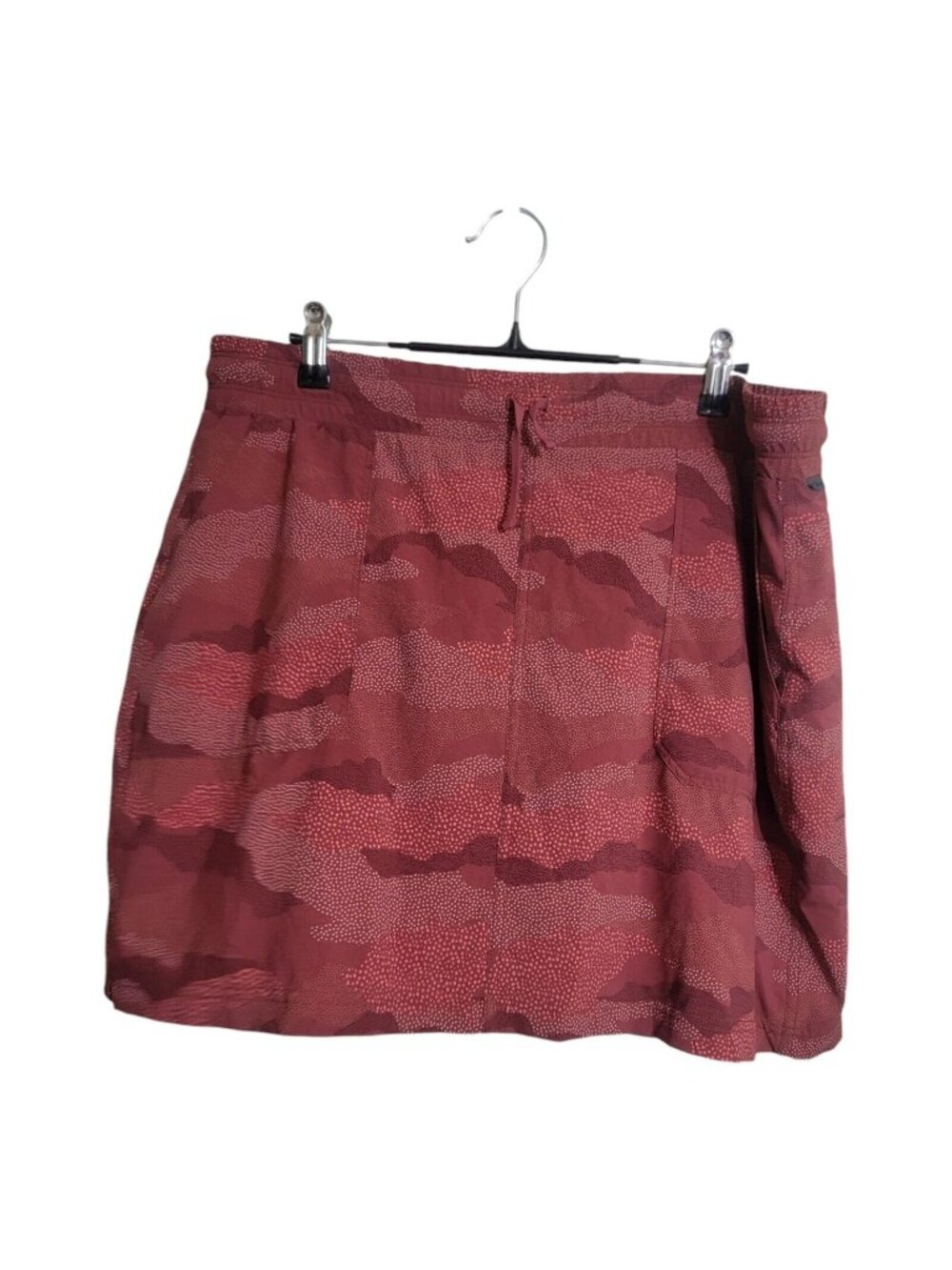 Kuhl Skirt Women L Red Vantage Skort Camo Gorpcore Tennis Golf Vacation 6406